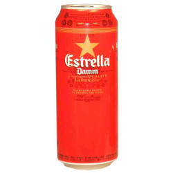 Estrella Damm 50 cl lata 24 unidades