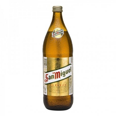 Cerveza San Miguel 1 litro